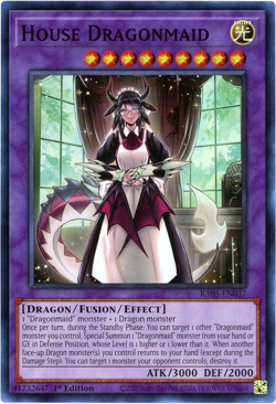 YuGiOh! House Dragonmaid RA03-EN037 - Super Rare Quarter Century Bonanza NM/M - Image 1