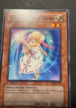 White Magician Pikeru Common SD6-EN013 *1st Edition* YuGiOh TCG - Image 5