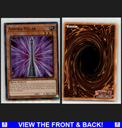 Ashoka Pillar 2020 Yugioh Maze of Millennia 1st Edition Foil NM Super Rare MZMI - Image 3