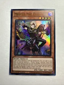 Medius the Pure DUAD-EN008 Duelist's Advance 1st Edition Yugioh! Card Fresh NM - Image 1