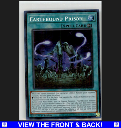 Earthbound Prison 2020 Yugioh Maze of Millennia 1st Edition Foil NM Super Rare - Image 1