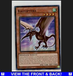Kaitoptera 2020 Yugioh Maze of Millennia 1st Edition Foil NM Super Rare MZMI EN0 - Image 1