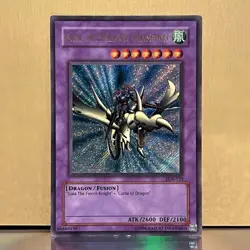 YuGiOh • Gaia The Dragon Champion • Ultra Rare Name Error • LOB-125 • MP - Image 1