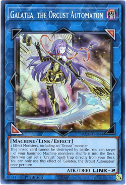 YuGiOh! Galatea, the Orcust Automaton RA03-EN044 Super Rare 1st Edition NM/M - Image 1