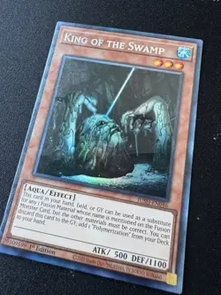 King Of The Swamp JUSH 046 Yugioh Justice Hunters. Collectors Rare MINT. - Image 1