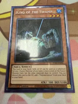 King Of The Swamp JUSH 046 Yugioh Justice Hunters. Collectors Rare MINT. - Image 3
