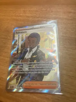 Salvatore Double Silver Star HOLO 202/162 Pokemon TCG Card Temporal Forces PF - Image 1