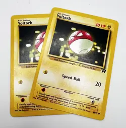 Voltorb 69/82 Pokemon Card 2000 Team Rocket LP x2 2x - Image 1