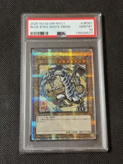 PSA10 Blue Eyes White Dragon NYC1 Japan Post Limited Yugioh Card - Image 1