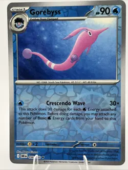 Pokemon TCG Gorebyss NM Reverse Holo 056/182 Destined Rivals Scarlet Violet Card - Image 1