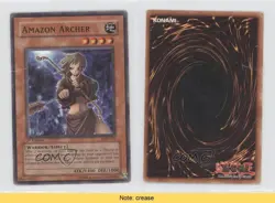 Amazoness Archer 1st Ed. YuGiOh Labyrinth of Nightmare #LON-032 2003 READ 0c4 - Image 3