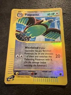 Pidgeotto 88/165 Reverse Holo Lightly Played Expedition Pokemon Card 2002 - Image 1