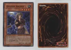Amazoness Archer 1st Ed. YuGiOh Labyrinth of Nightmare #LON-032 2003 wq8 - Image 3