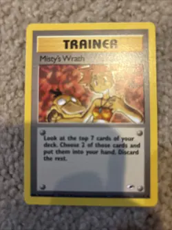Pokemon TCG Misty's Wrath Gym Heroes Card 114/132 Unlimited Uncommon - Image 1