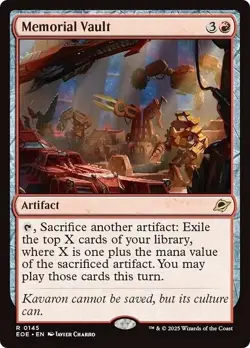 Memorial Vault - Edge of Eternities - MTG - Image 1