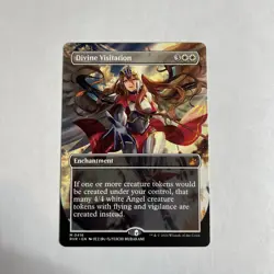 MTG Divine Visitation ANIME BORDERLESS Ravnica Remastered 416 NM - Image 1