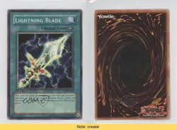 Lightning Blade 1st Ed. YuGiOh Labyrinth of Nightmare #LON-022 2003 READ 0b3 - Image 3