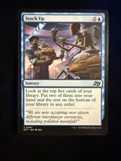 x1 Stock Up Aetherdrift MTG 67 UNCOMMON M/NM 1x - Image 1