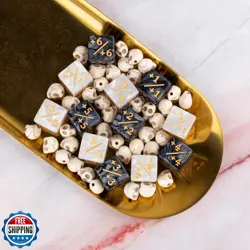 48 Pieces Abilities Keywords Counter Dice Black MTG Dice Counters Bulk Creatu - Image 5