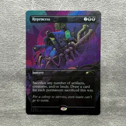Reprocess - Galaxy Foil Near Mint Secret Lair #2107 - MTG Magic The Gathering - Image 2