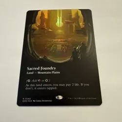 Sacred Foundry FOIL Borderless 282 Edge of Eternities EOE MTG Rare Land Unplayed - Image 4