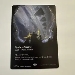 Godless Shrine GALAXY FOIL Borderless 375 Edge of Eternities EOE MTG Unplayed NM - Image 1