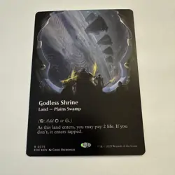 Godless Shrine GALAXY FOIL Borderless 375 Edge of Eternities EOE MTG Unplayed NM - Image 2
