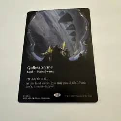 Godless Shrine GALAXY FOIL Borderless 375 Edge of Eternities EOE MTG Unplayed NM - Image 3