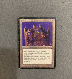 Magic: The Gathering MTG Stone Calendar - The Dark 1994 - Moderately-Played/MP!! - Image 1