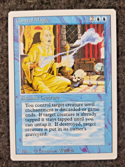 Control Magic Revised Magic The Gathering MINT Never Played MTG CARD (DS3D1K5) - Image 1