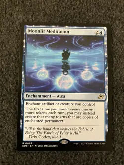 Magic The Gathering MTG - Moonlit Meditation - EOE - Image 1