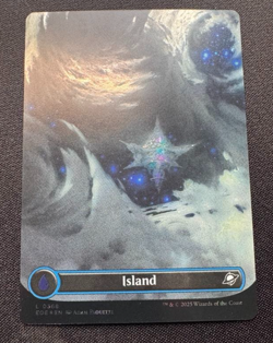 🌈 Island - Borderless Galaxy Foil - Land MTG Edge of Eternities - NM - Image 1