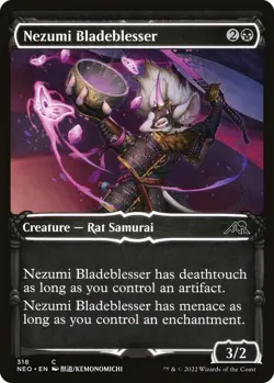 MTG Nezumi Bladeblesser (Showcase) - Kamigawa: Neon Dynasty (NEO) NM Common #318 - Image 1