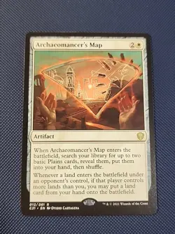 MTG Archaeomancer's Map Commander 21 Magic The Gathering Mint Never Played - Image 1