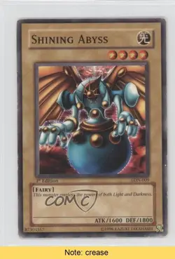Shining Abyss 1st Ed. YuGiOh Labyrinth of Nightmare #LON-009 2003 READ 0b3 - Image 1