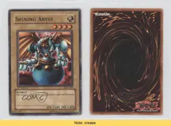Shining Abyss 1st Ed. YuGiOh Labyrinth of Nightmare #LON-009 2003 READ 0b3 - Image 3