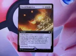 MTG Bloomburrow Perch Protection (Extended Art) - 47 / Near Mint / Mint - Image 1