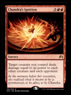 MTG Chandra's Ignition LP Light Play Magic Origins [819] - Image 1