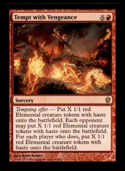 MTG Tempt with Vengeance LP Light Play Commander 2013 [825] - Image 1