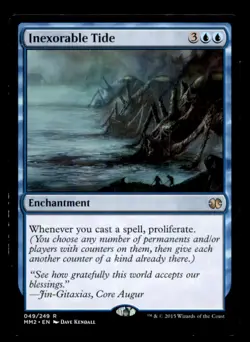 MTG Inexorable Tide LP Light Play Modern Masters 2015 [821] - Image 1