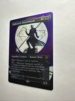 Alpharel, Stonechosen (0292) Borderless Foil Mtg Edge Of Eternities MTG Card NM - Image 2
