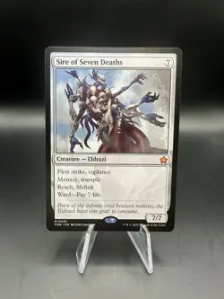 MTG Sire of Seven Deaths Foundations 0001 Regular Mythic - Image 1