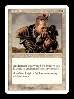 MTG Pariah LP Light Play Seventh Edition [737] - Image 1