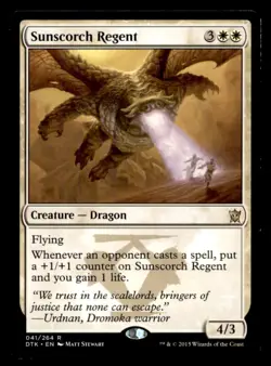 MTG Sunscorch Regent LP Light Play Dragons of Tarkir [796] - Image 1