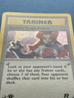 Pokemon 1st Edition Holo Rocket’s Sneak Attack- Team Rocket 16/82- NM/NM+ - Image 3