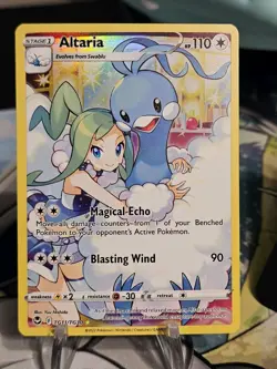 Altaria TG11/TG30 Full Art Trainer Gallery Silver Tempest Pokemon NM - Image 1