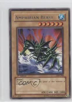 Amphibian Beast 1st Ed. YuGiOh Labyrinth of Nightmare #LON-008 2003 1l2 - Image 1