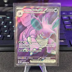 Pokemon TCG Destined Rivals Team Rocket's Nidoking ex #216/182 Ultra Rare NM - Image 1