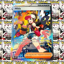 Pokemon TCG Hilda 171/086 Special Illustration Rare Full Art Trainer White Flare - Image 1