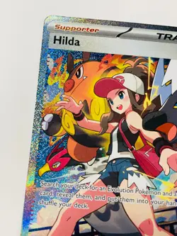 Pokemon TCG Hilda 171/086 Special Illustration Rare Full Art Trainer White Flare - Image 4